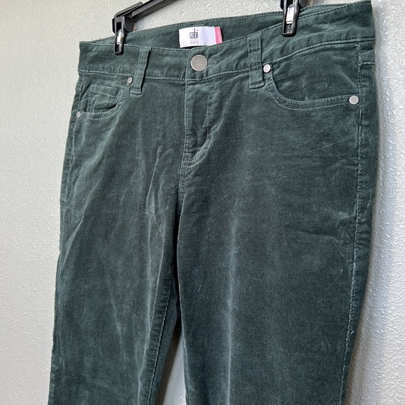 Corduroy Green Straight Leg Pants Size 10 - Picture 3 of 8